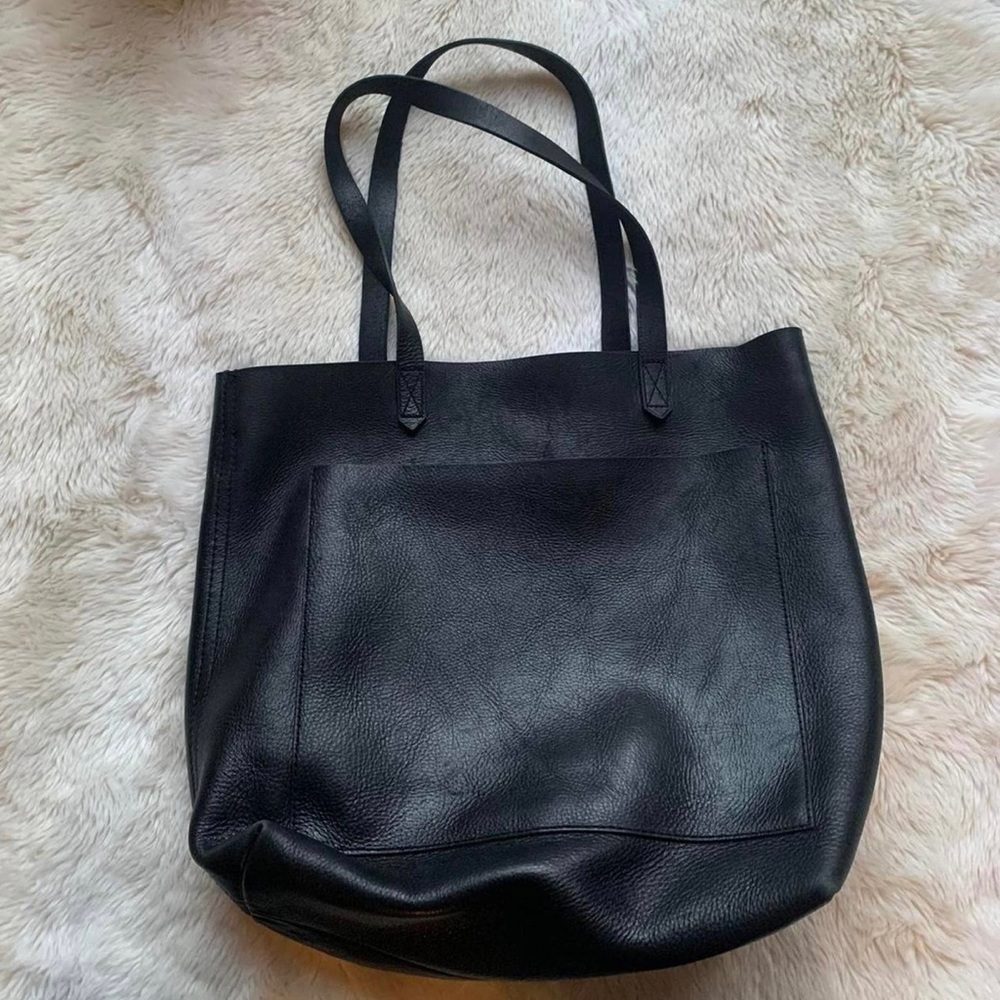 Madewell Black Transport Tote
